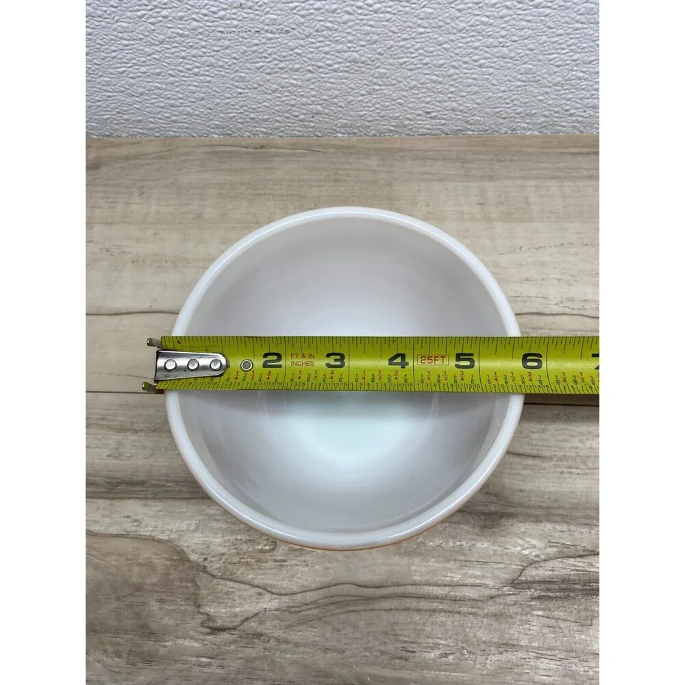Vtg Pyrex Autumn Harvest Weat Mixing Bowl # 401 750ml Made In USA